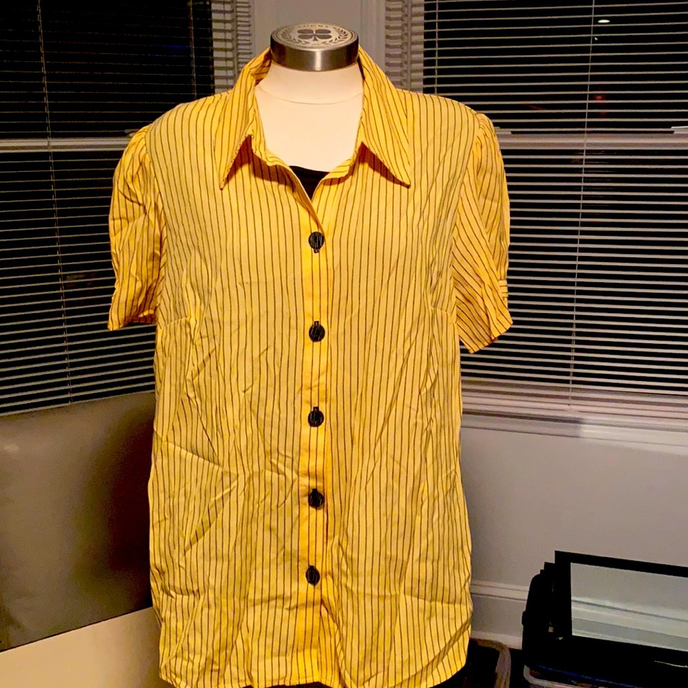 Shirt with black undershirt